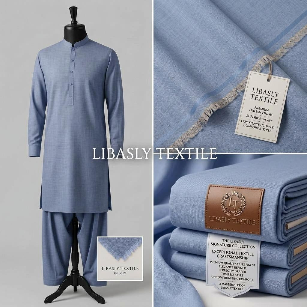Libasly Executive Wash & Wear     (   Slate Blue   )