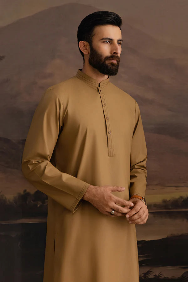 Wash And Wear (  Camel Brown )