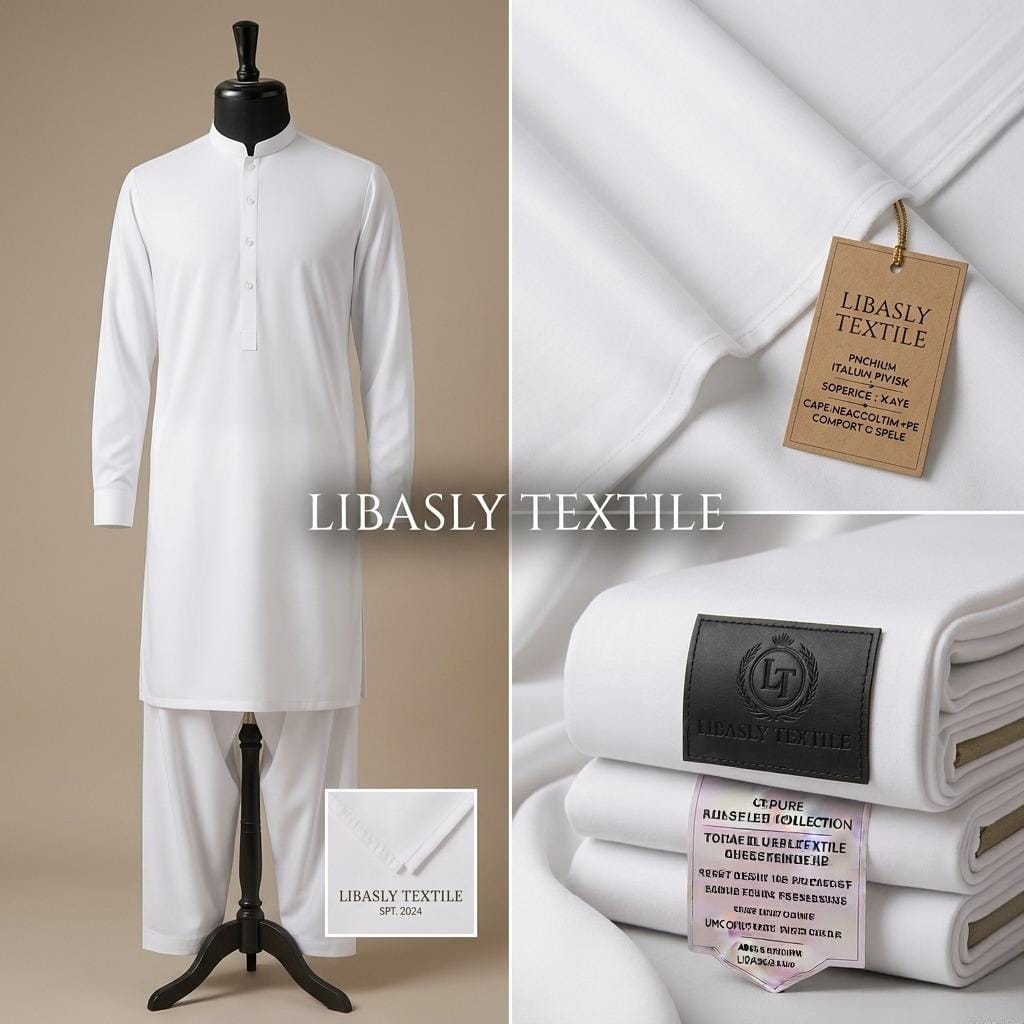 Libasly Executive Wash & Wear     (   White   )