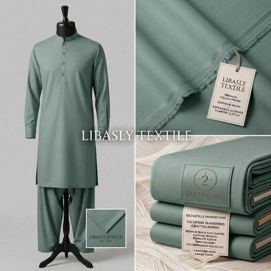 Premium Wash and Wear (   Pista Green  )