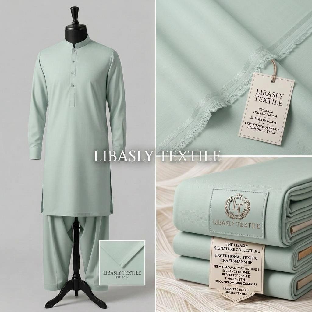 Libasly Executive Wash & Wear     ( Seafoam Green   )