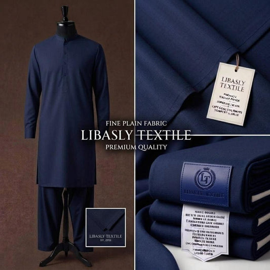 Premium Wash and Wear (   Navy Blue   )