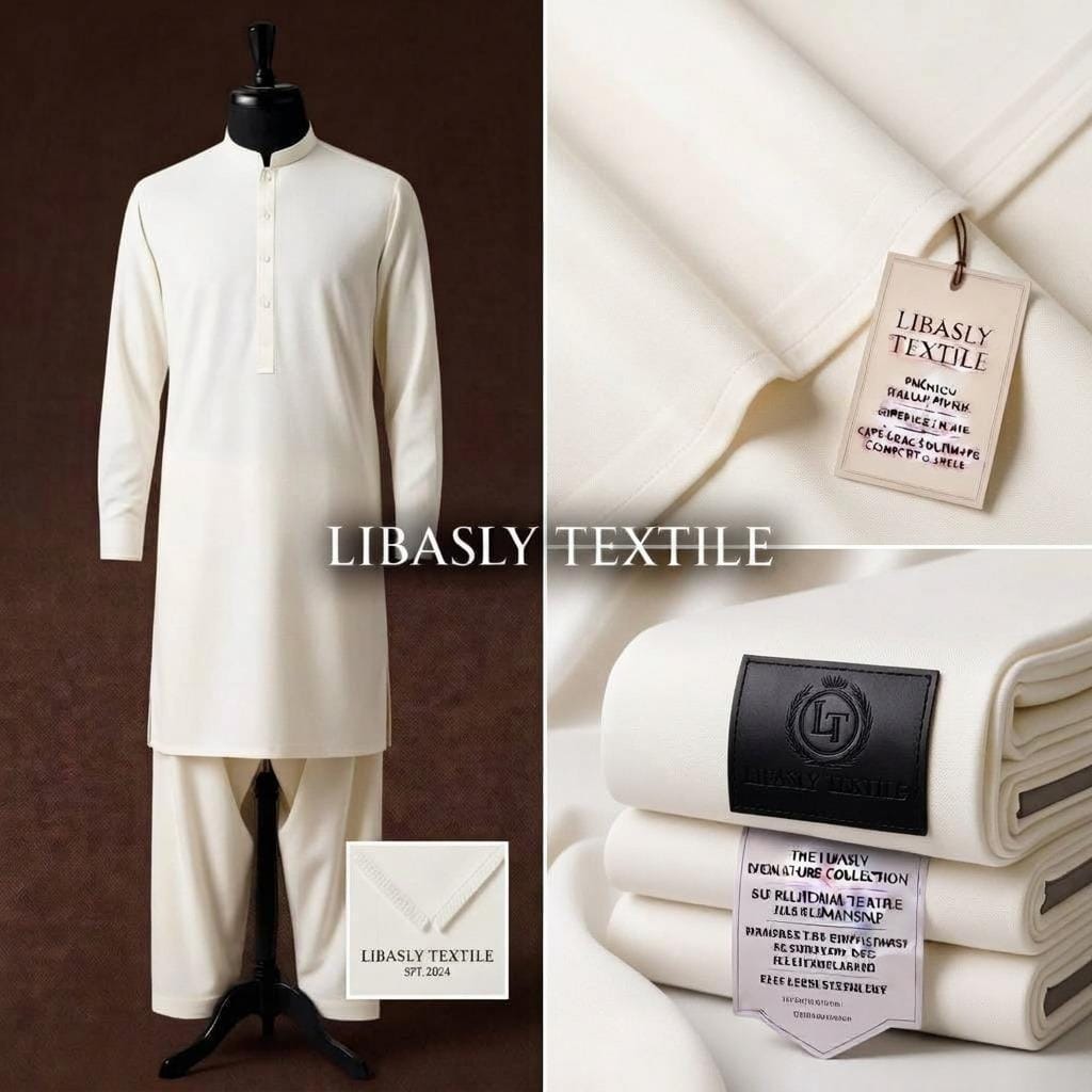 Libasly Executive Wash & Wear     (   Off-White   )