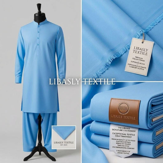 Premium Wash and Wear (   Sky Blue   )