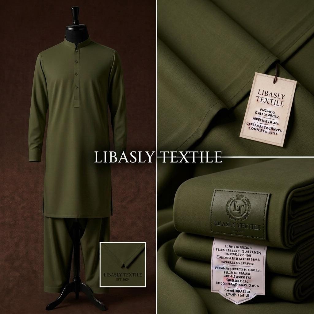 Libasly Executive Wash & Wear     (   Mehndi   )