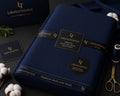 Libasly Executive Wash & Wear (  Navy Blue  )