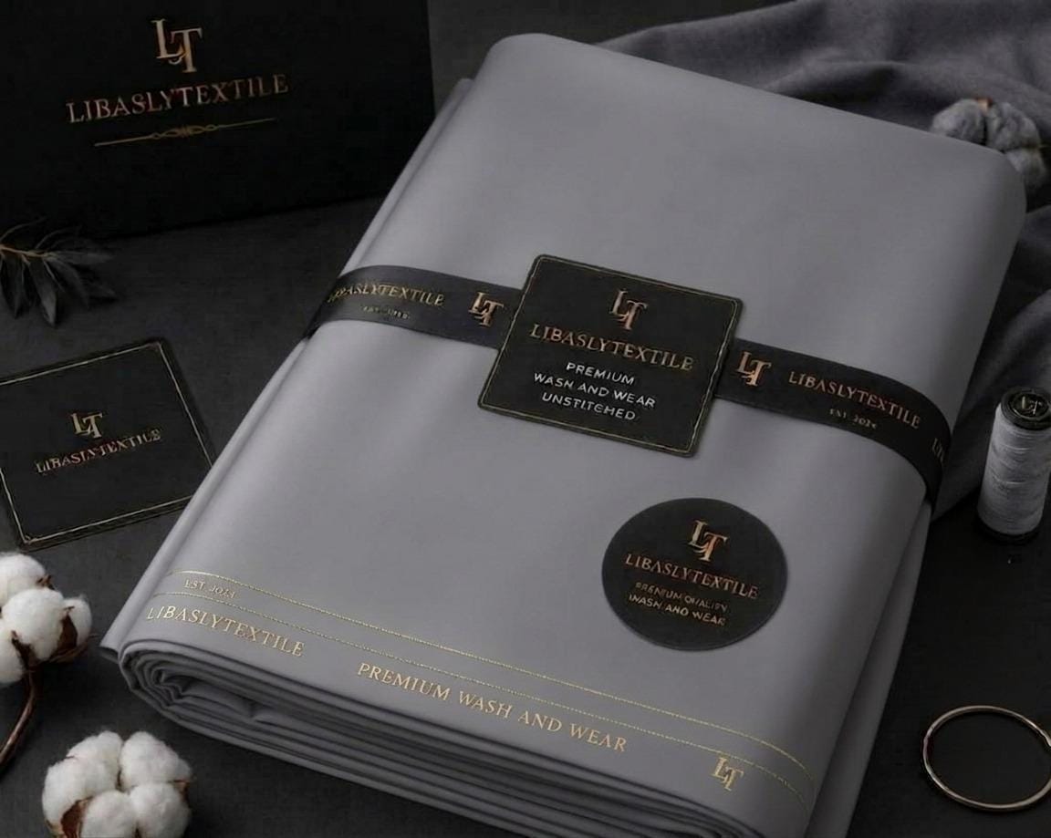 Libasly Executive Wash & Wear ( Steel Grey  )