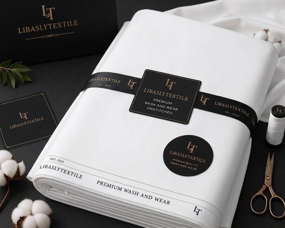 Libasly Executive Wash & Wear (  White  )