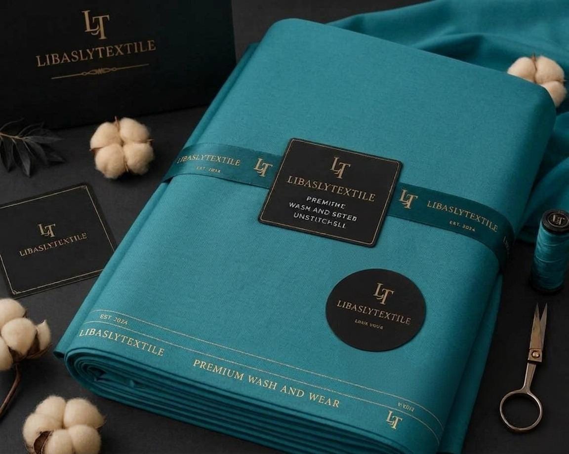 Libasly Executive Wash & Wear ( Teal Blue  )
