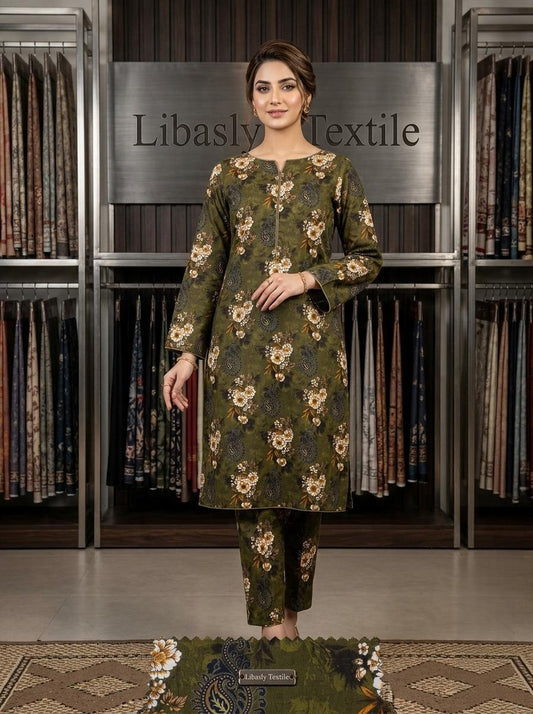 All Over Linen 2-Piece Suit
