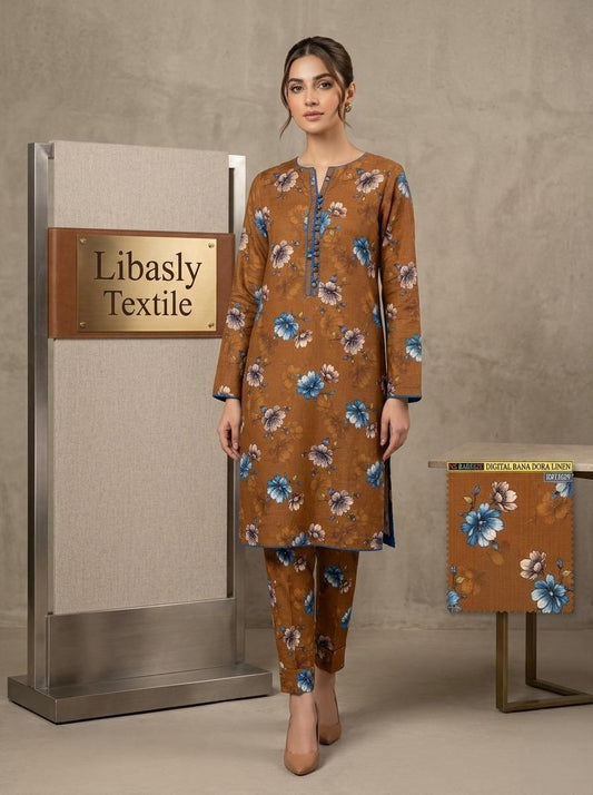 All Over Linen 2-Piece Suit