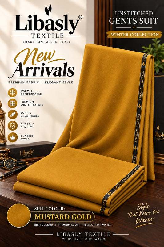 Winter Wash & Wear ( MUSTARD GOLD )