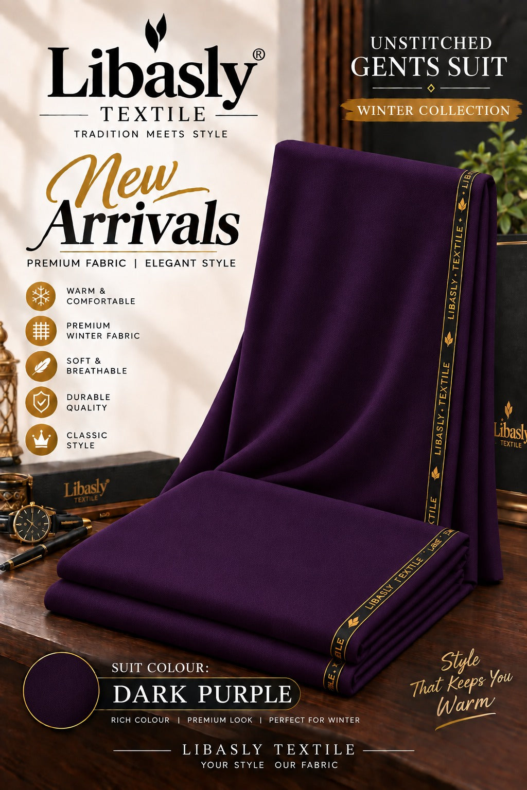 Winter Wash & Wear ( DARK PURPLE )