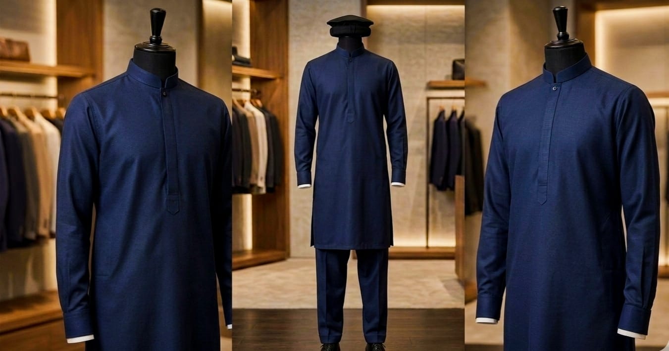 Air Jet Cotton ( Navy Blue )