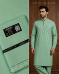 🛍️ Dynasty Cotton – Premium Unstitched Suit ( Mint Green )