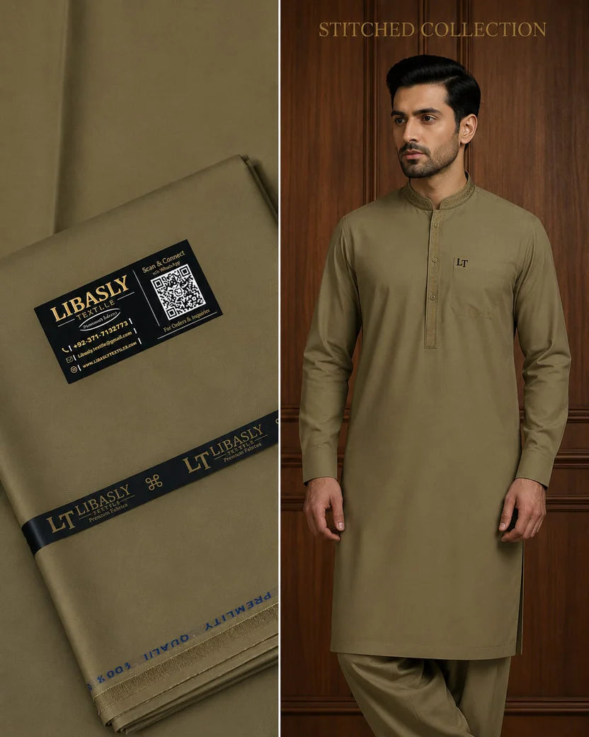 🛍️ Dynasty Cotton  ( Olive Green )