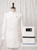 🛍️ Boski 6 Pound – Premium Unstitched Suit ( Milky White )