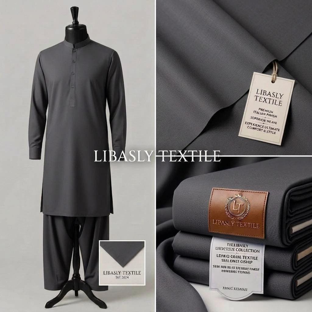Premium Wash and Wear (    Charcoal Grey  )